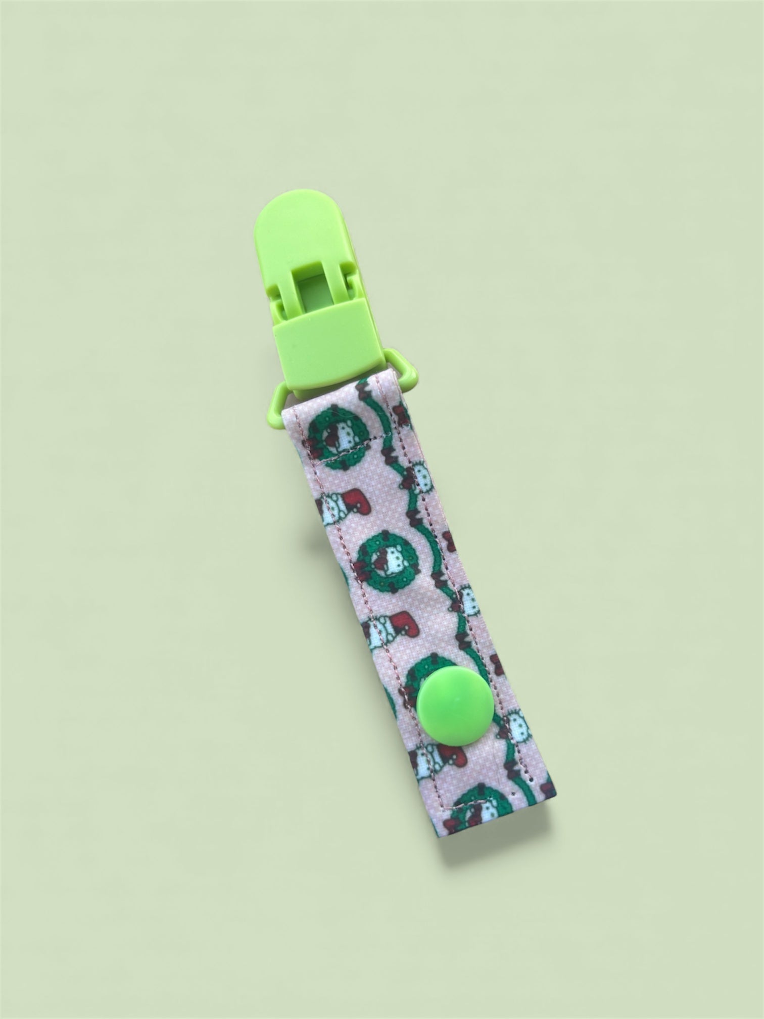 Festive kitty tubie clip - MULTIPLE PATTERNS - absorbent soft g tube cover - stoma, catheter, feeding tube
