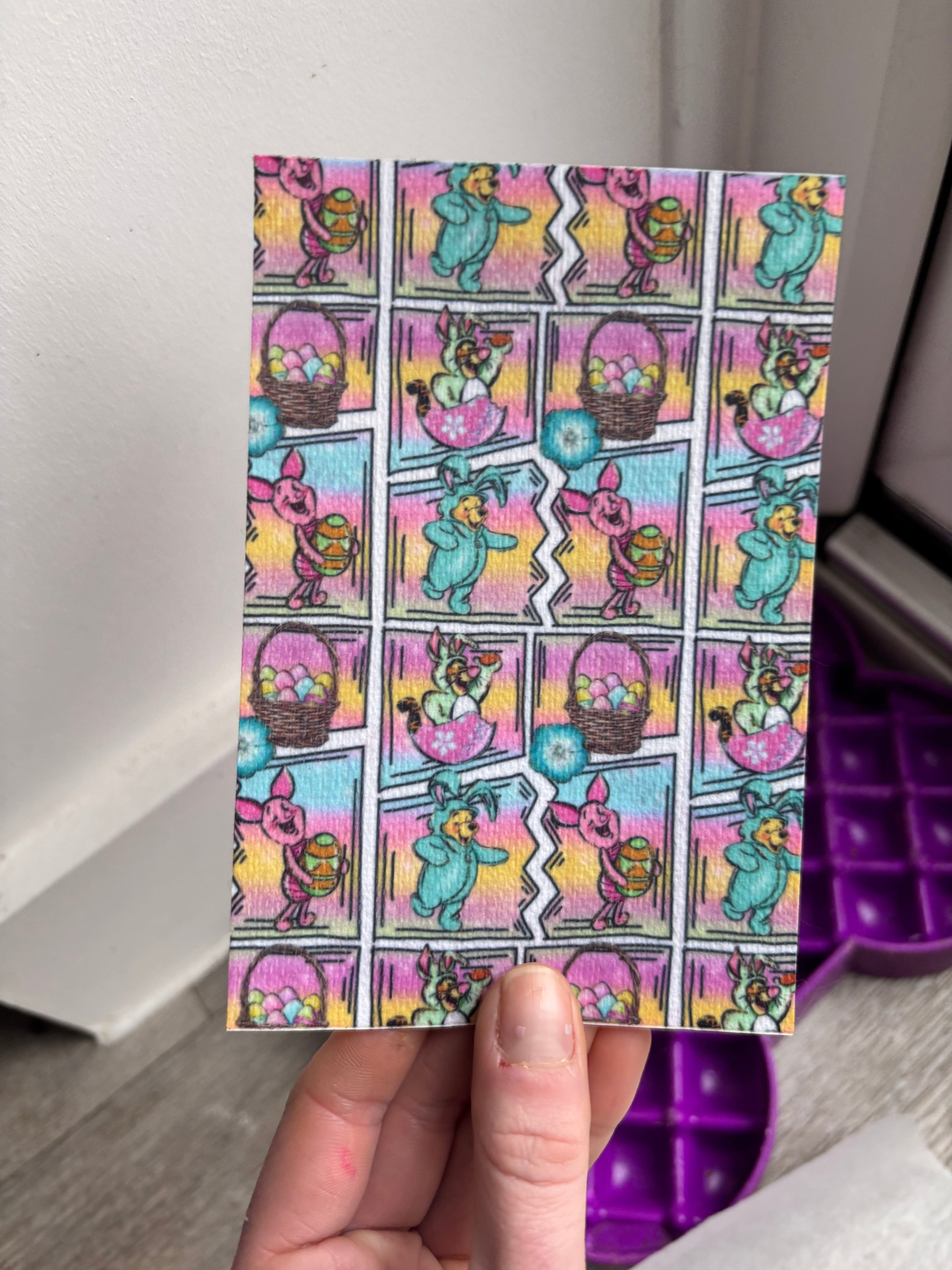 Pooh’s easter tubie tape | medical retention tape | ng, oxygen, stoma