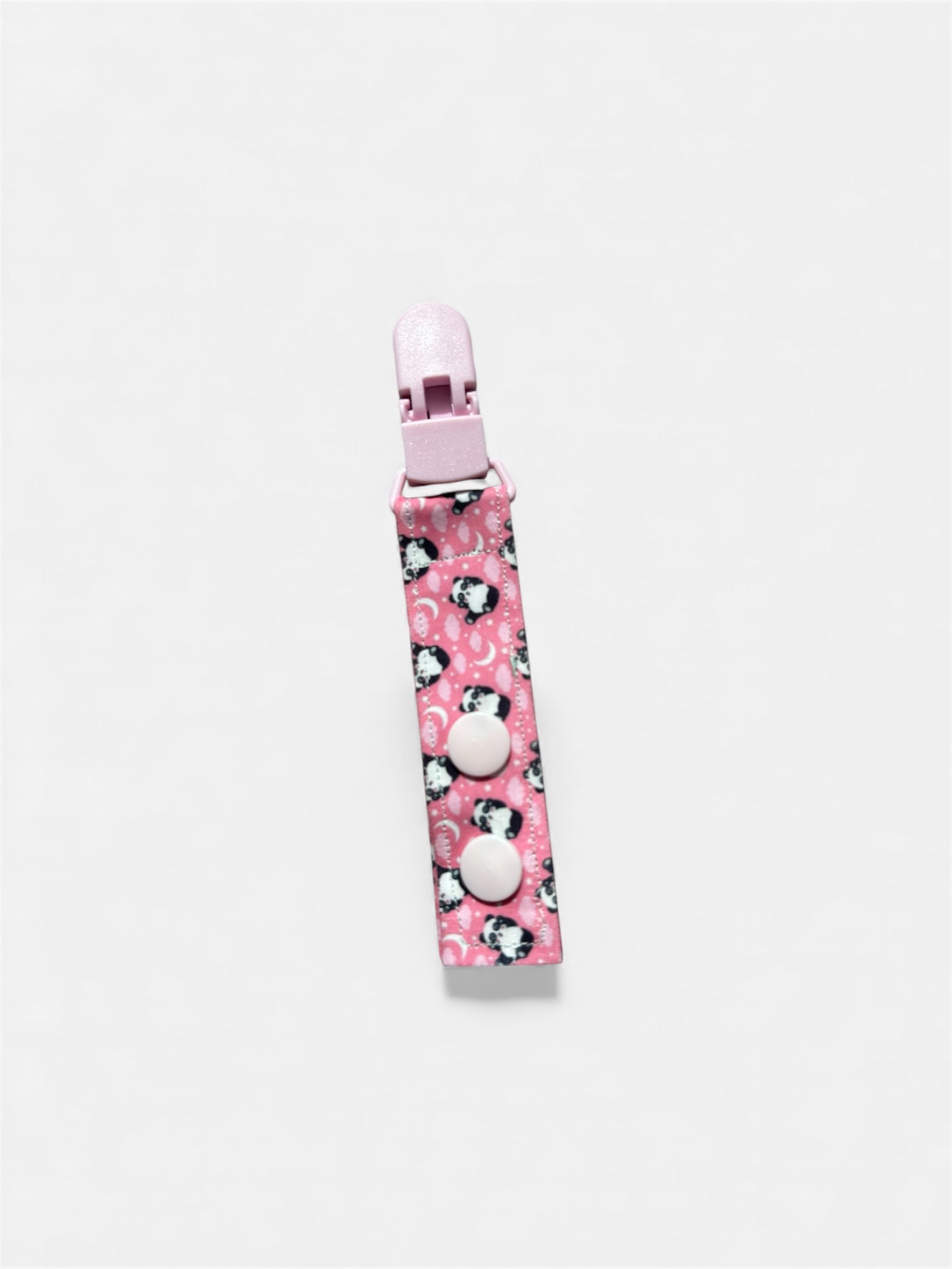 Cute panda tubie clip - MULTIPLE PATTERNS - absorbent soft g tube cover - stoma, catheter, feeding tube