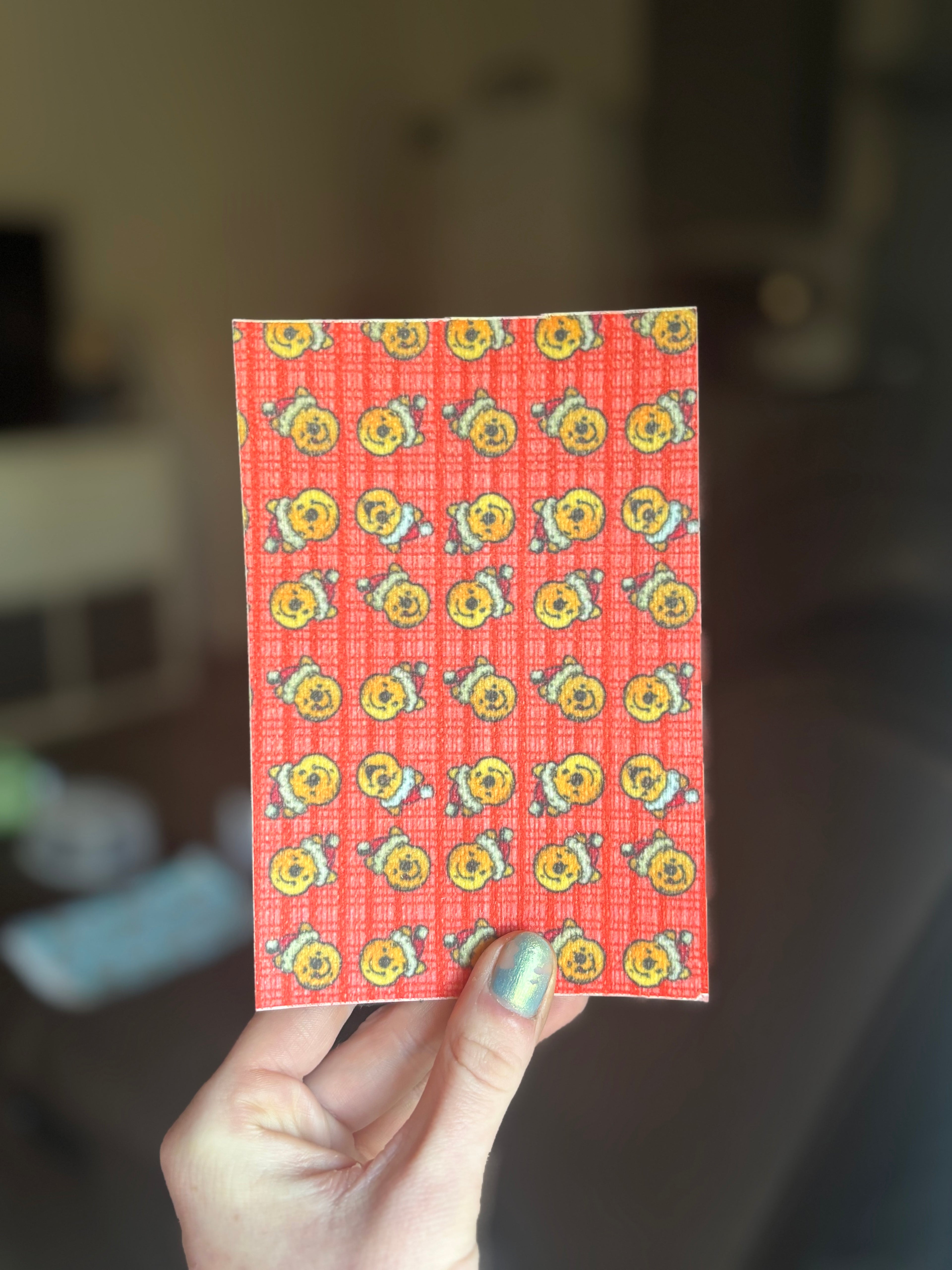 Festive bear tubie tape