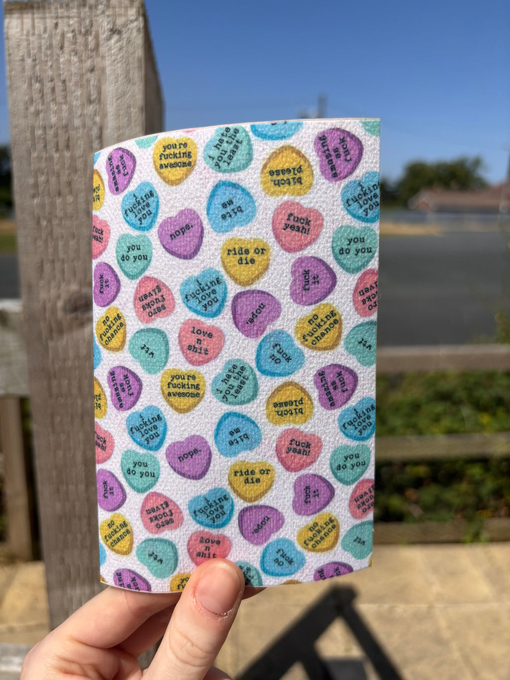 ADULT Sweary hearts tubie tape | ng tube, nj tube, oxygen tube, hypafix, medical tape