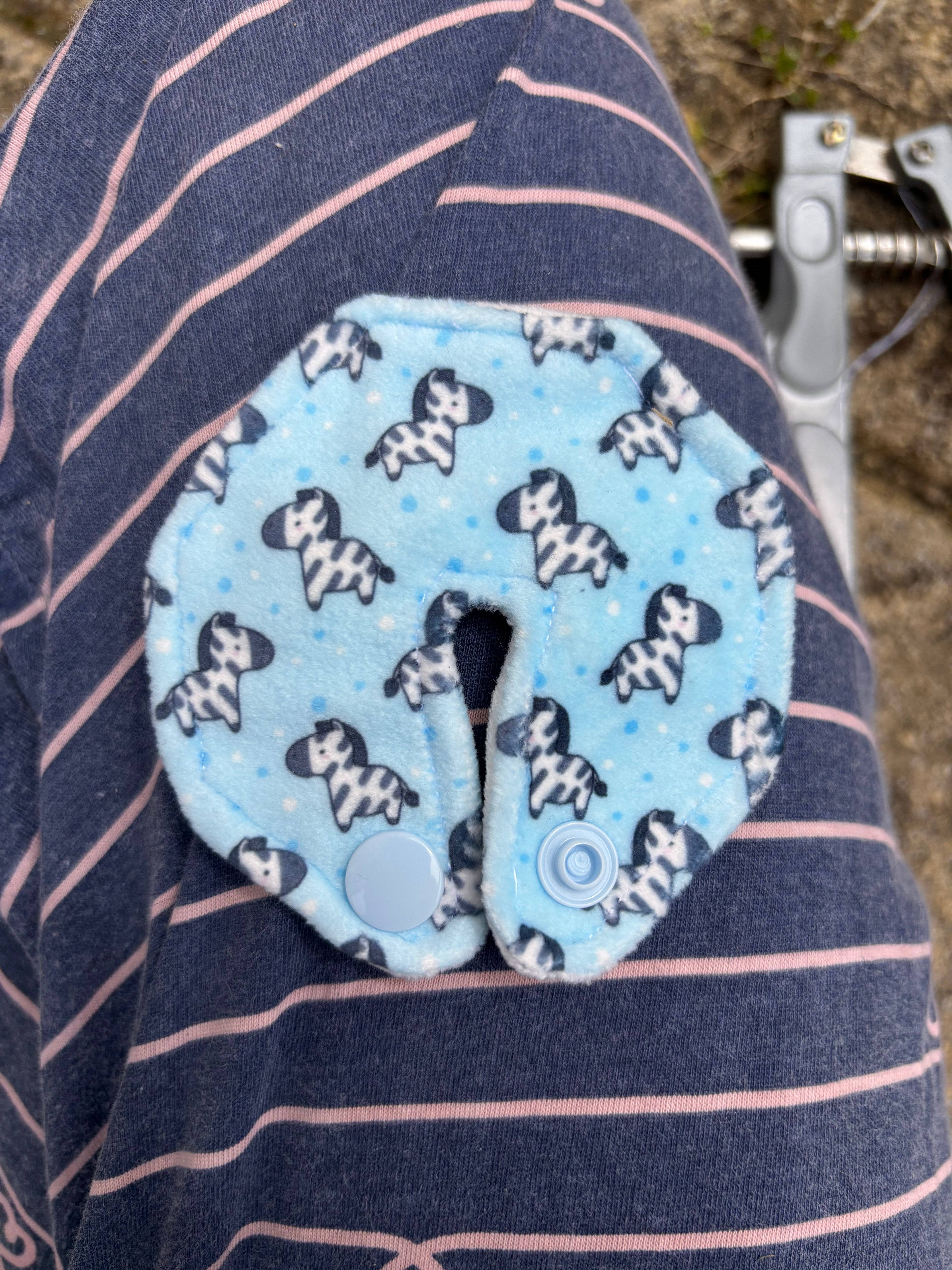Little zebra tummy pad | medical retention tape | ng, oxygen, stoma