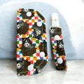Trashy raccoon tubie set - MULTIPLE PATTERNS - absorbent soft line cover and matching clip