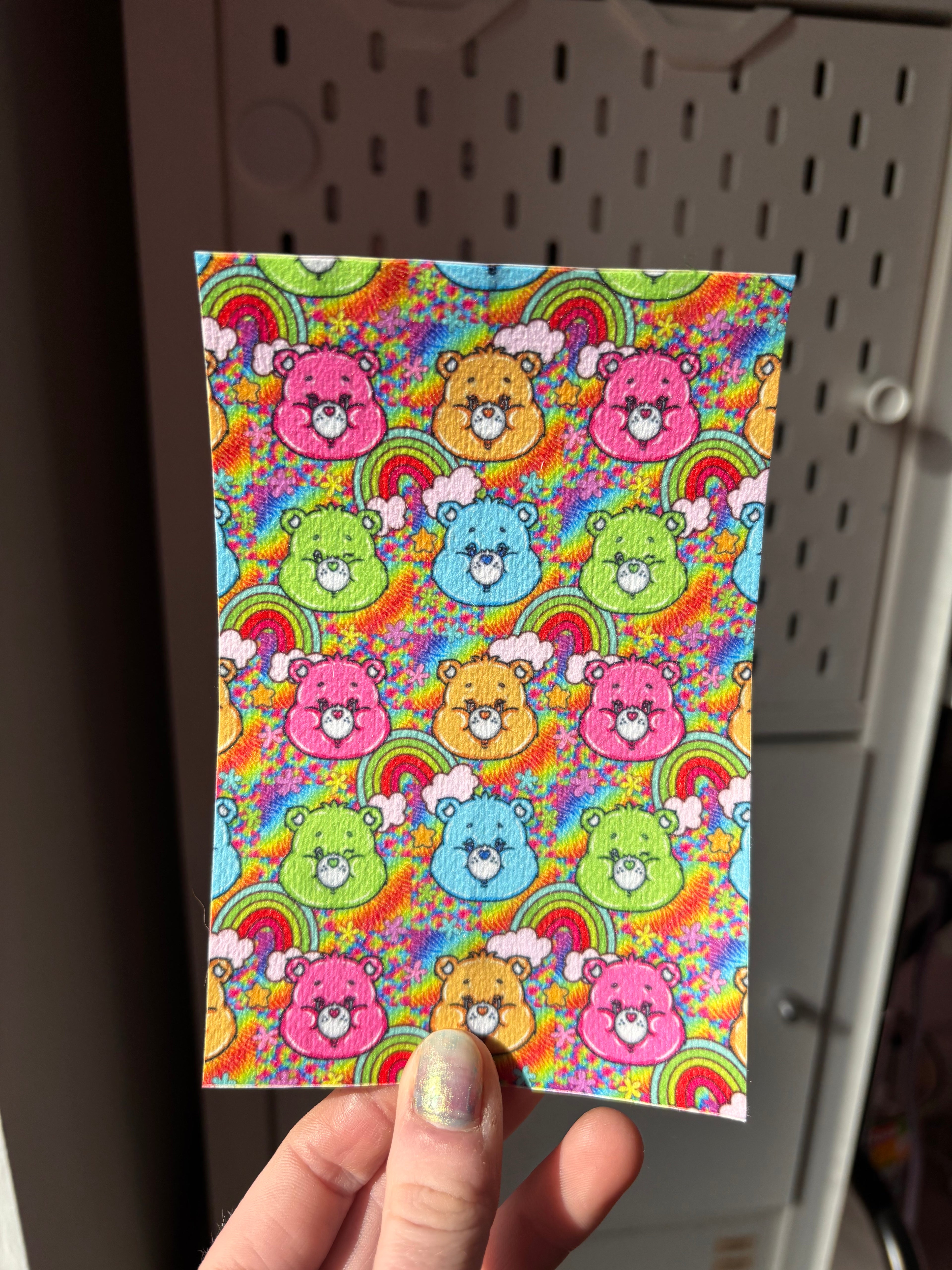 Rainbow bears tubie tape | medical retention tape | ng, oxygen, stoma