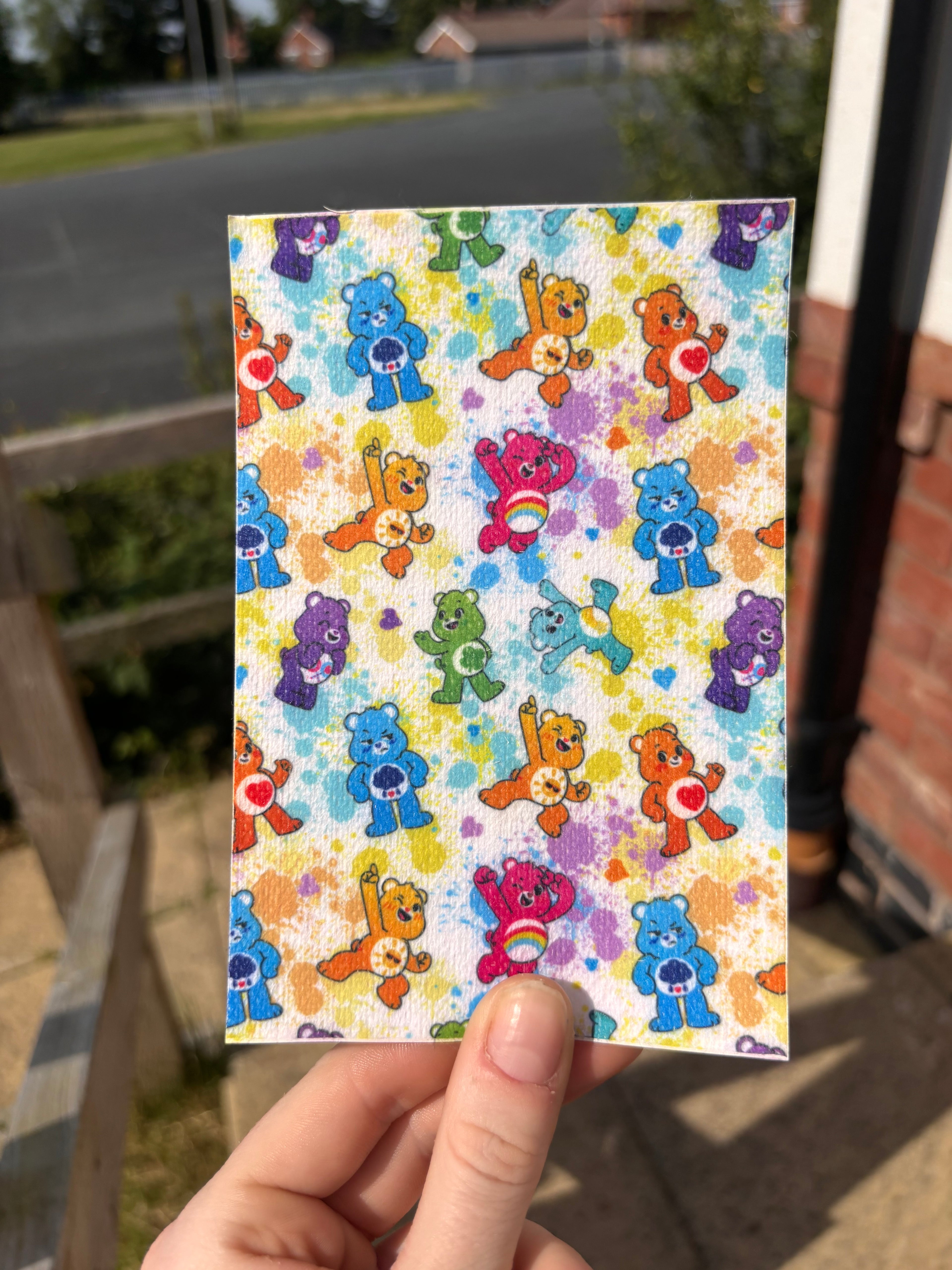 Colourful bears tubie tape | medical retention tape | ng, oxygen, stoma