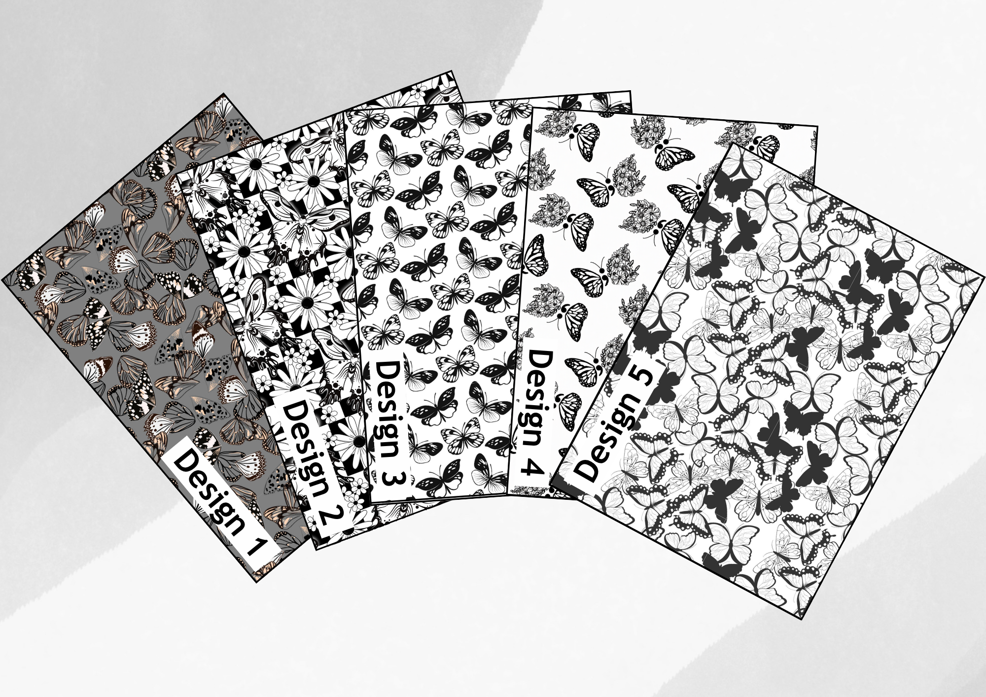 Monochrome butterflies tubie tape | medical retention tape | ng, oxygen, stoma