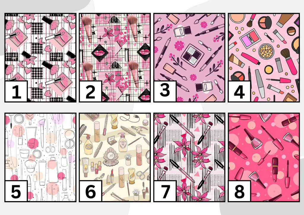 Makeup port/valve cover - MULTIPLE PATTERNS - absorbent soft line cover