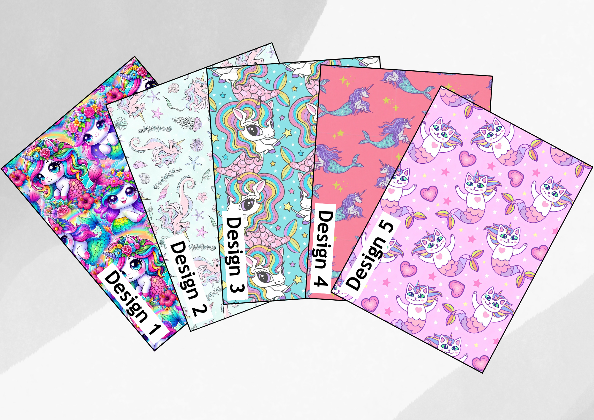 Mermaid unicorn tubie tape | medical retention tape | ng, oxygen, stoma