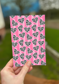 Animal print valentine tubie tape | medical retention tape | ng, oxygen, stoma