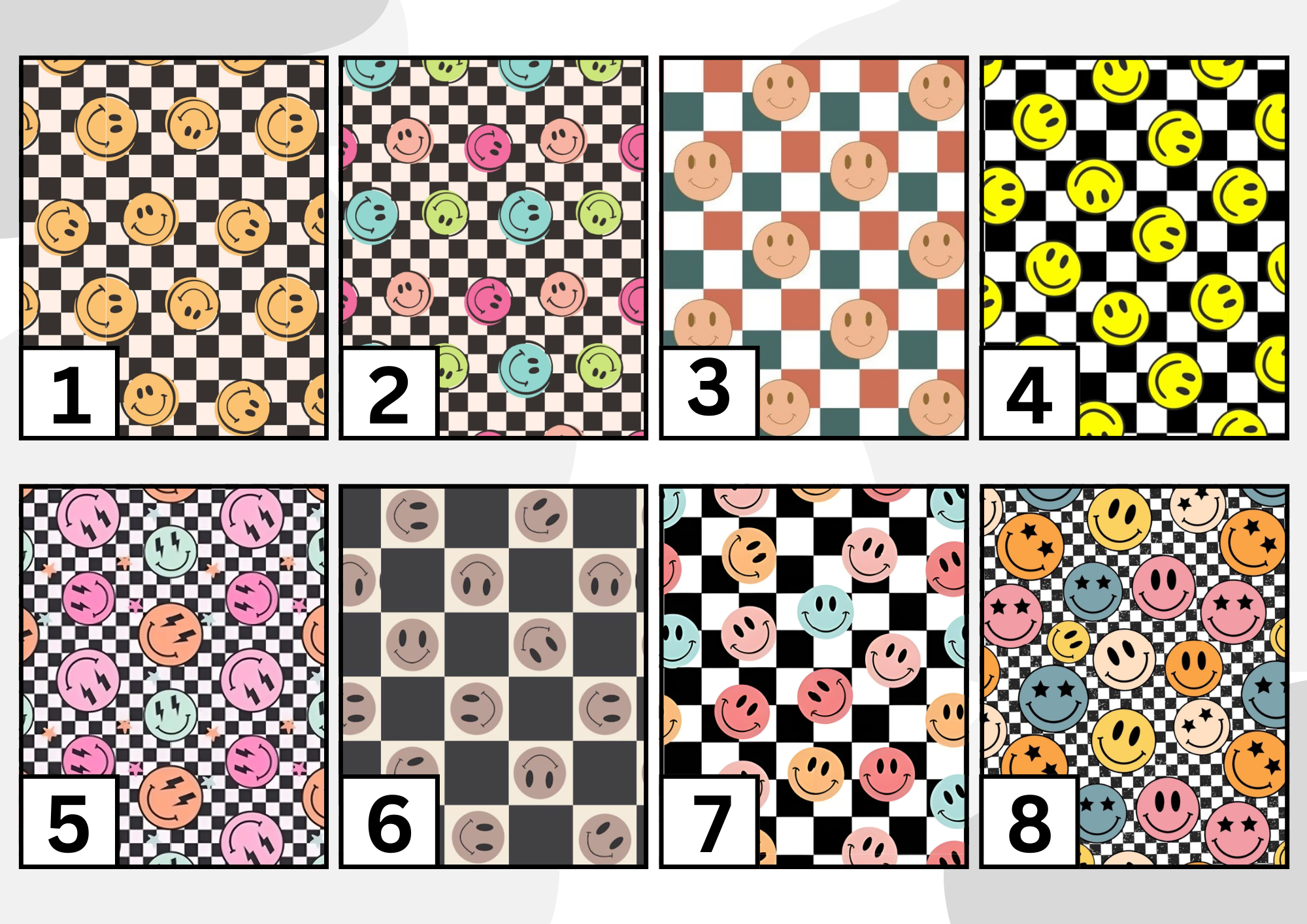Checkered retro tubie set - MULTIPLE PATTERNS - absorbent soft line cover and clip