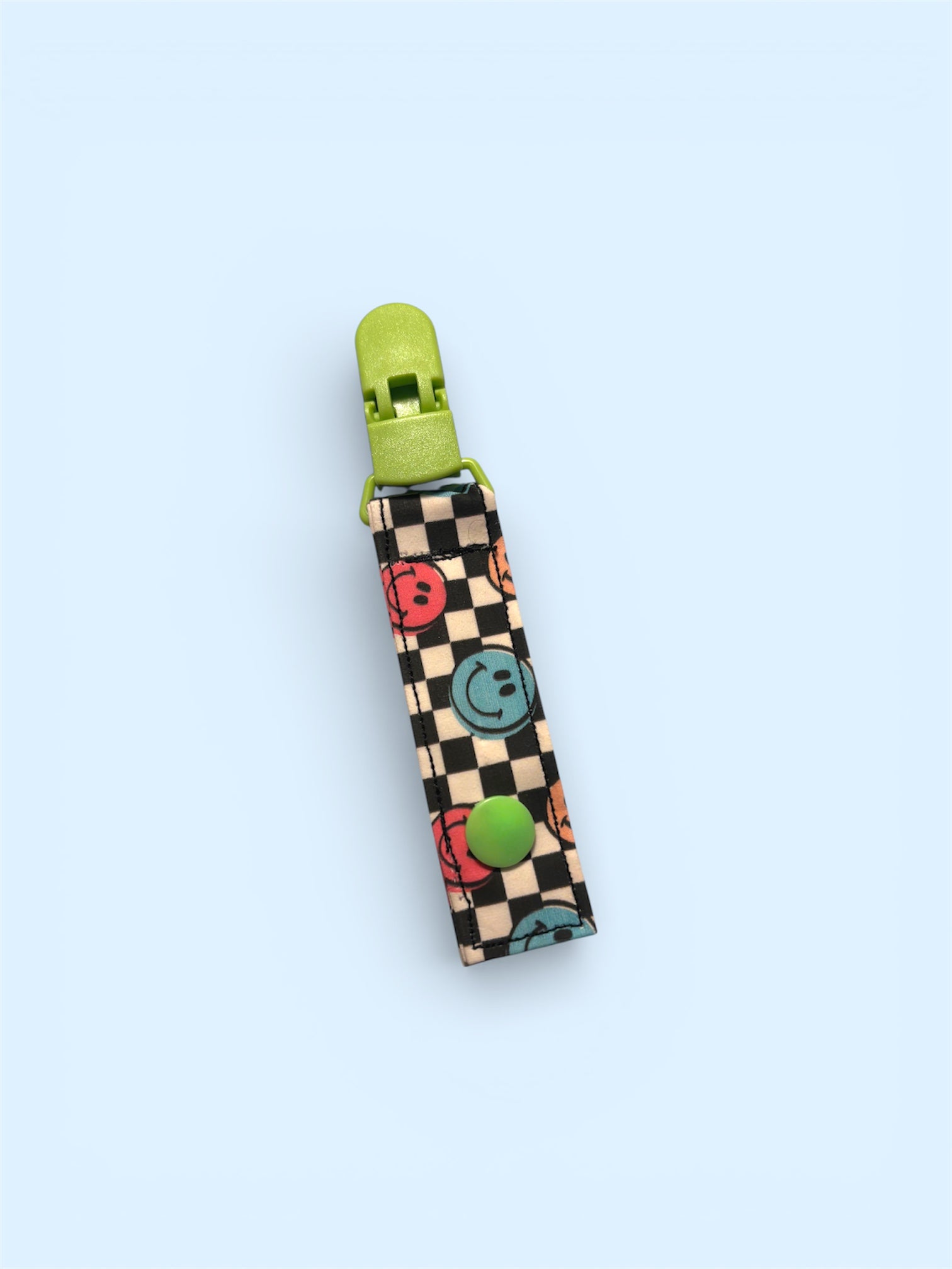 Checkered retro tubie clip - MULTIPLE PATTERNS - absorbent soft g tube cover - stoma, catheter, feeding tube