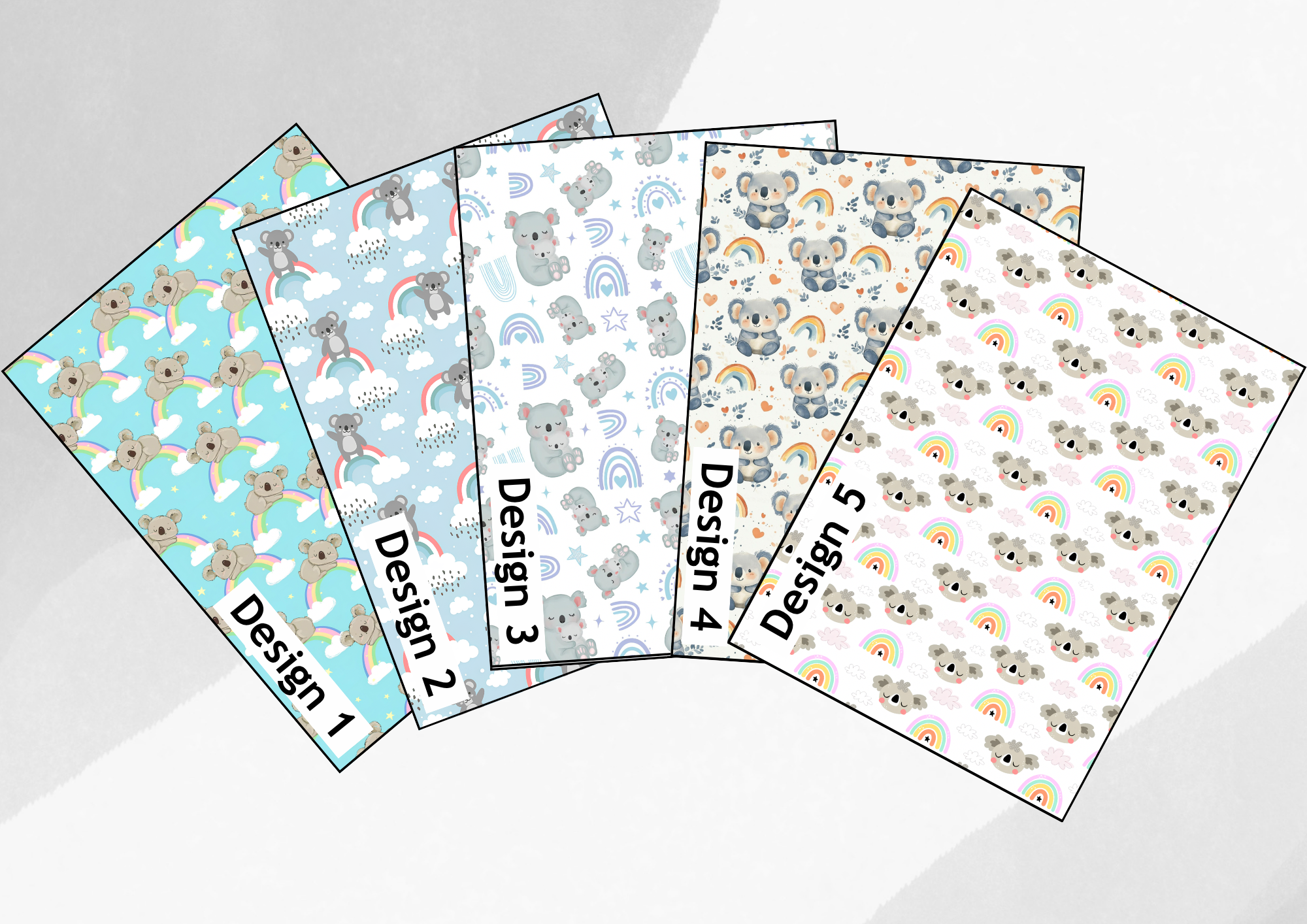 Rainbow koala tubie tape | medical retention tape | ng, oxygen, stoma