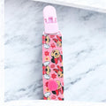 Pink mouse tubie clip - MULTIPLE PATTERNS - absorbent soft g tube cover - stoma, catheter, feeding tube