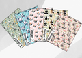 Floral panda tubie tape | medical retention tape | ng, oxygen, stoma