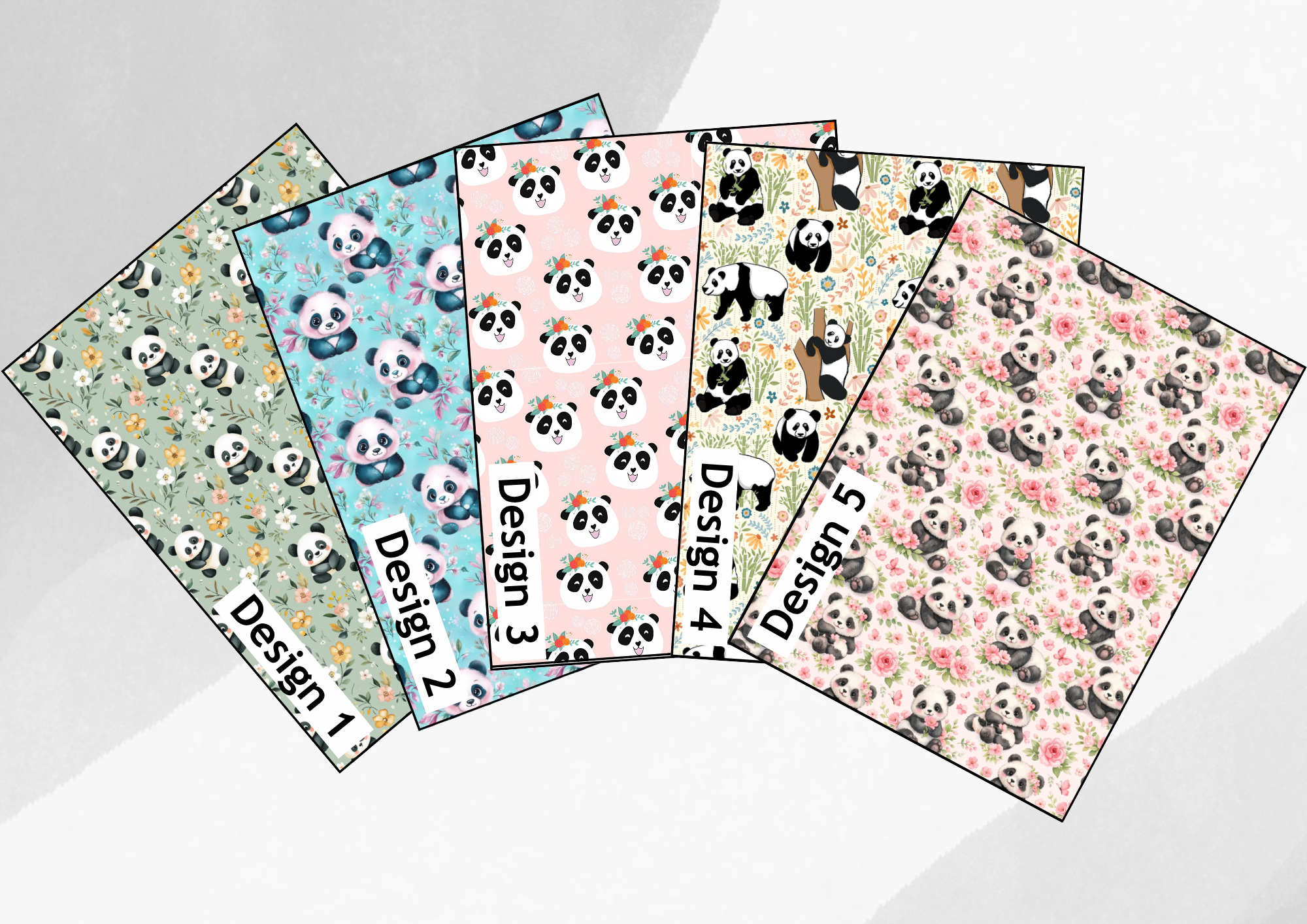 Floral panda tubie tape | medical retention tape | ng, oxygen, stoma