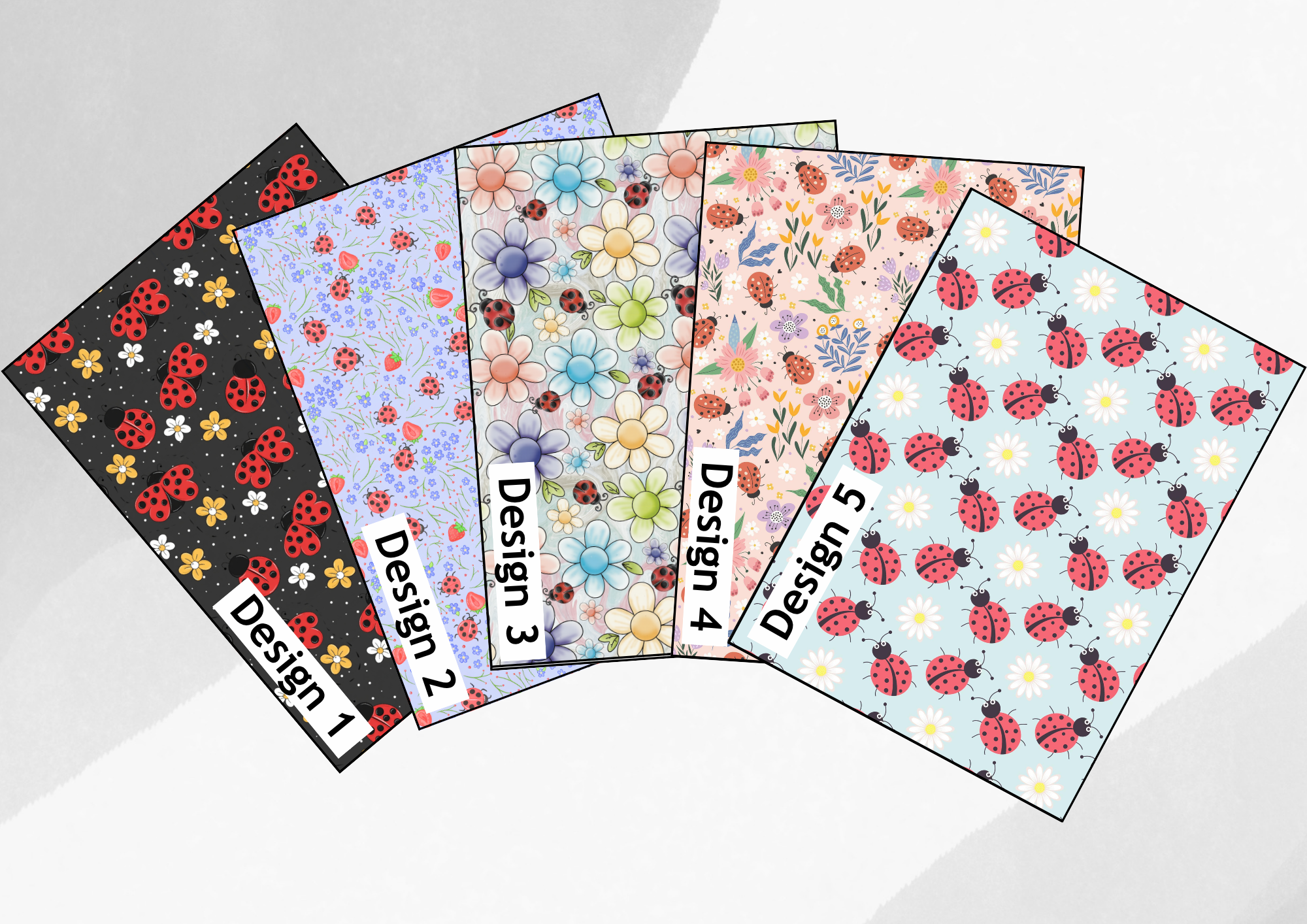 Floral ladybug tubie tape | medical retention tape | ng, oxygen, stoma