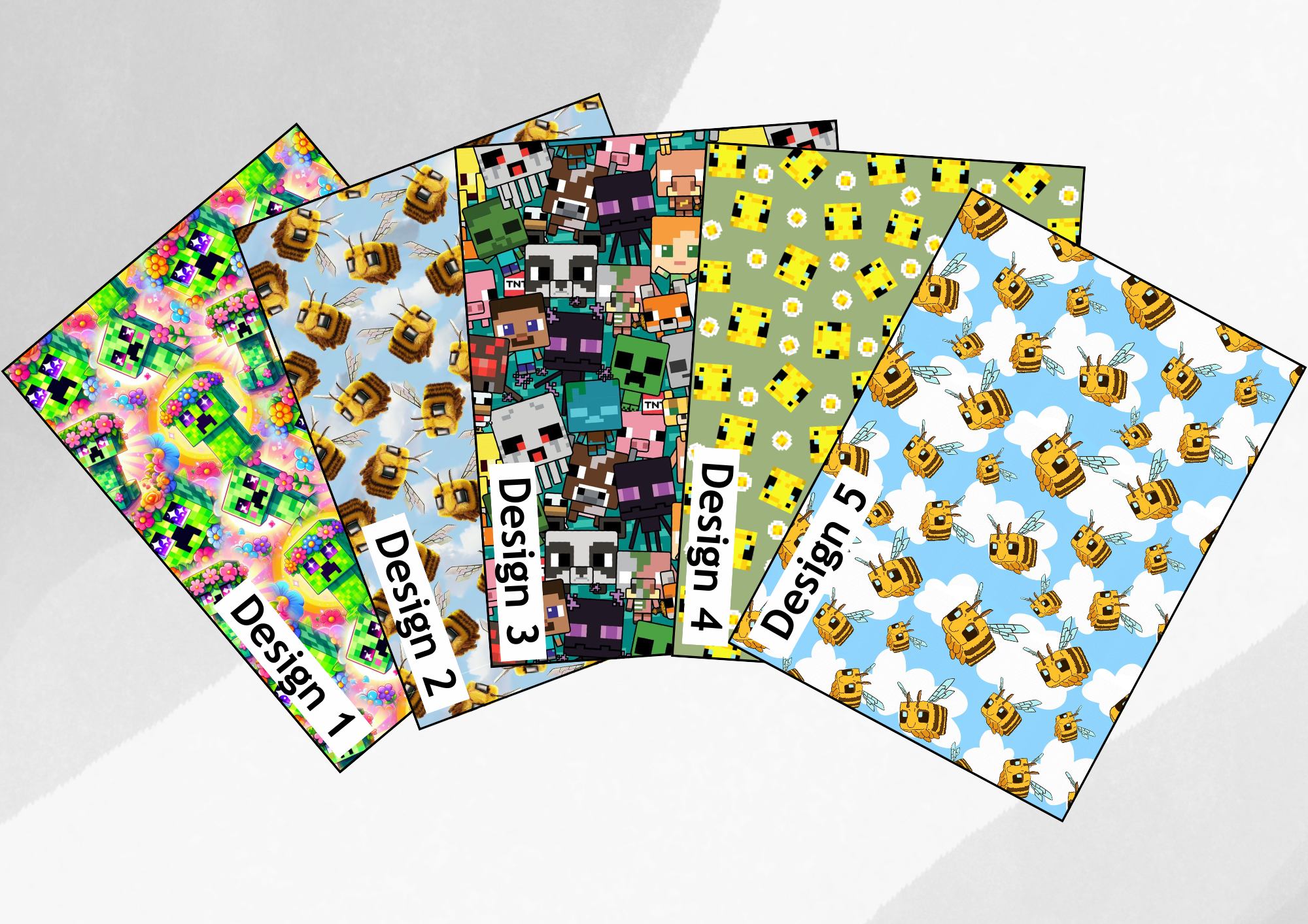 Cute block mobs tubie tape | medical retention tape | ng, oxygen, stoma