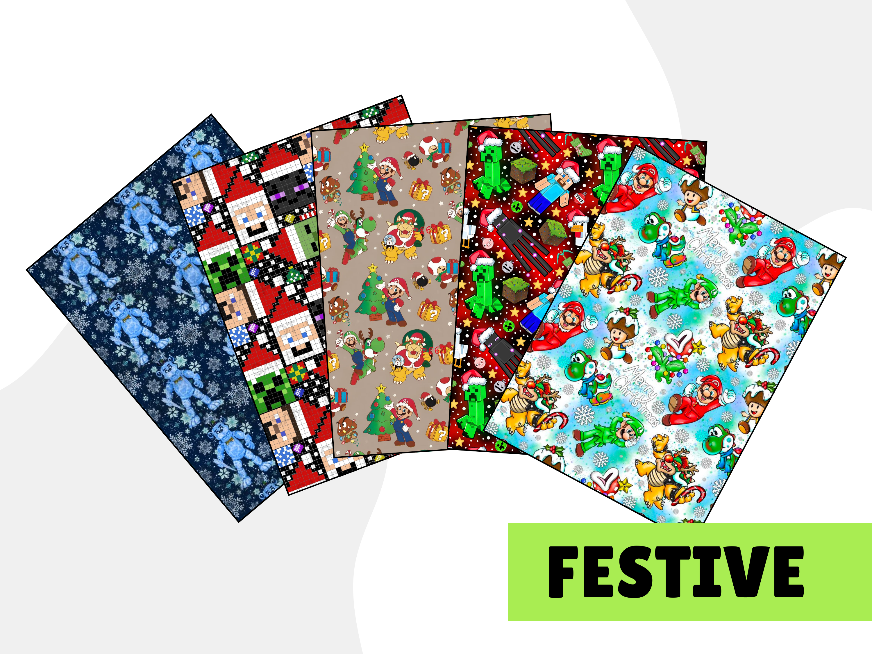 Festive video games tubie tape
