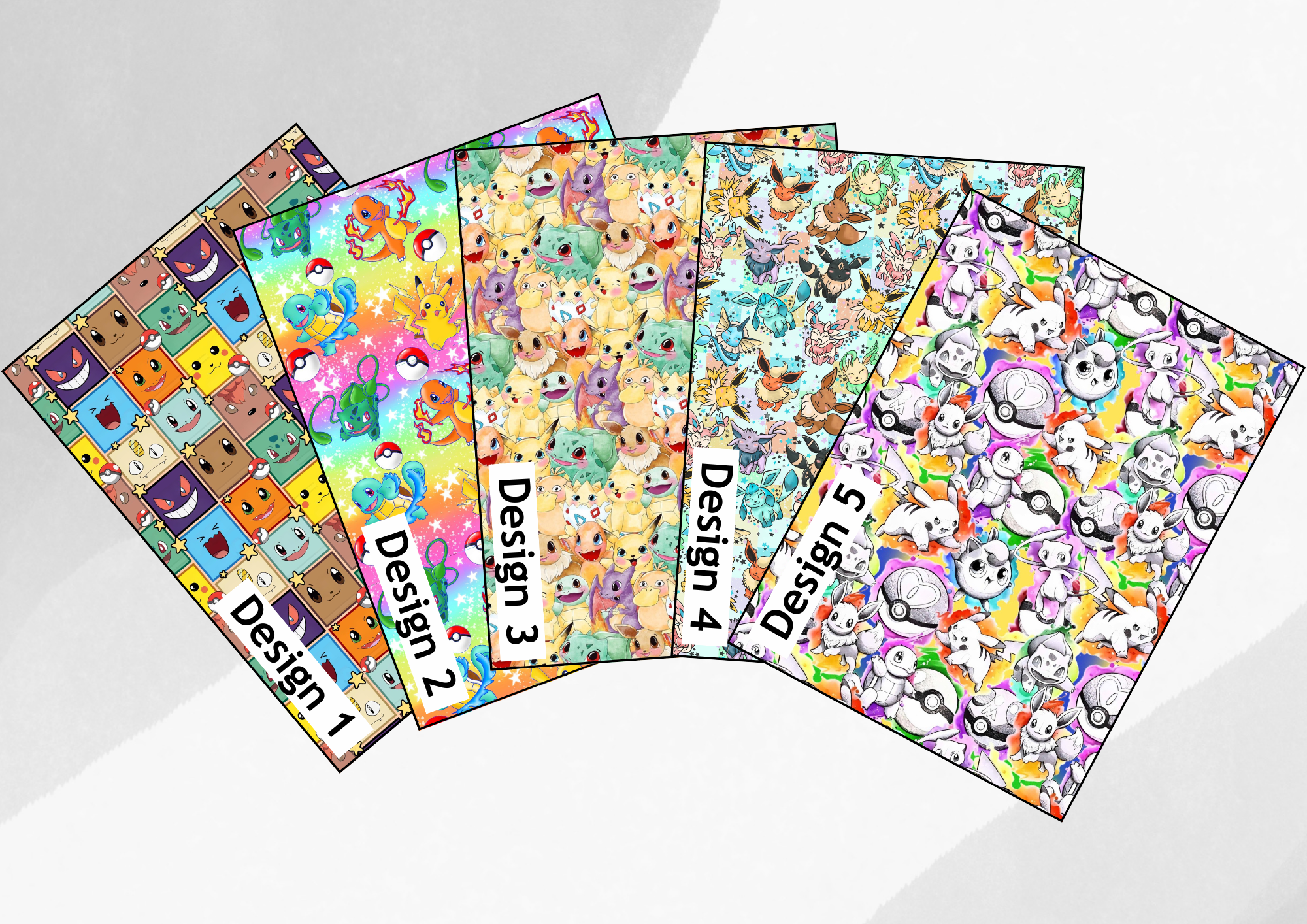 Colourful poke friends tubie tape | medical retention tape | ng, oxygen, stoma