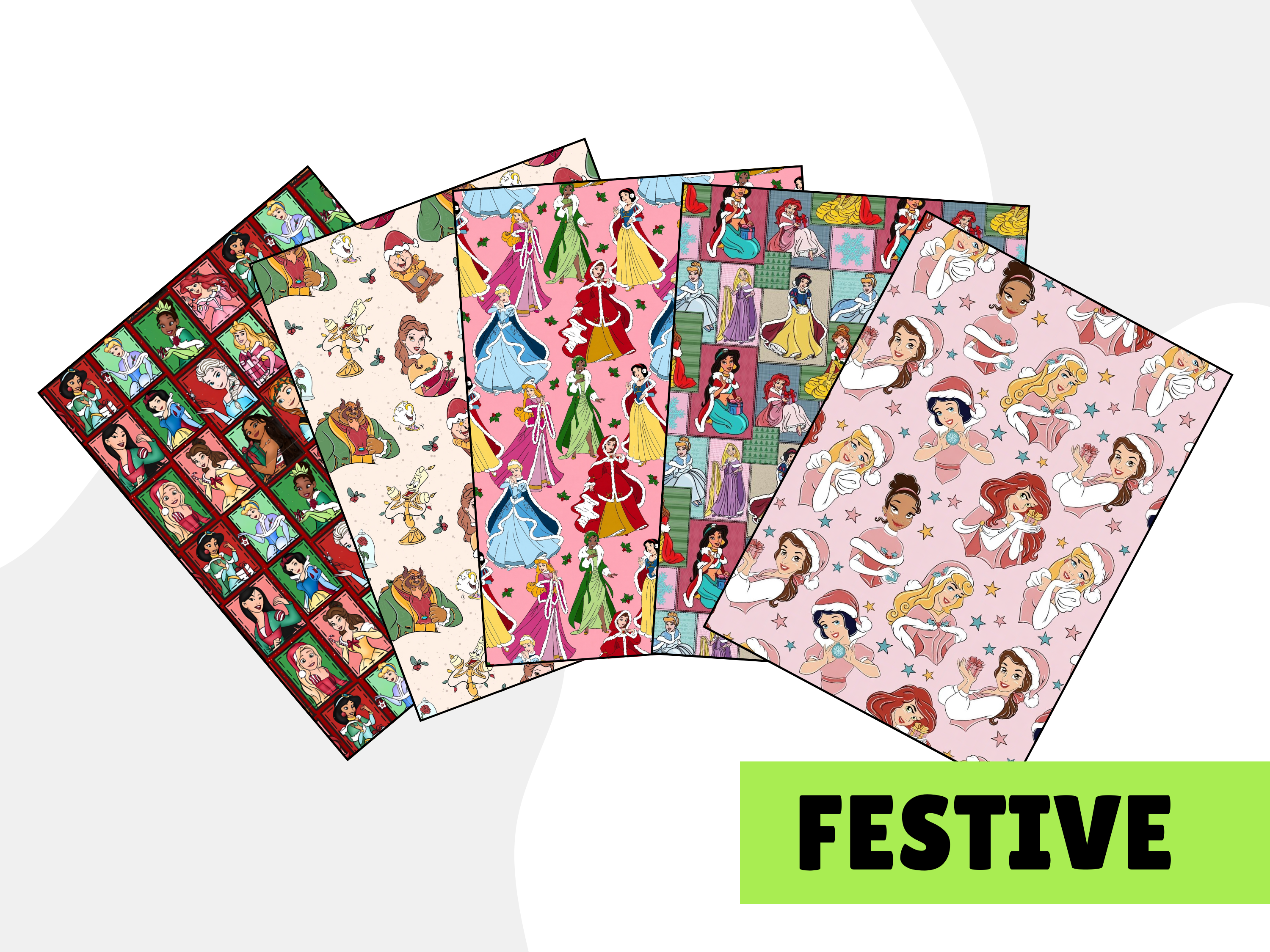 Christmas princess tubie tape