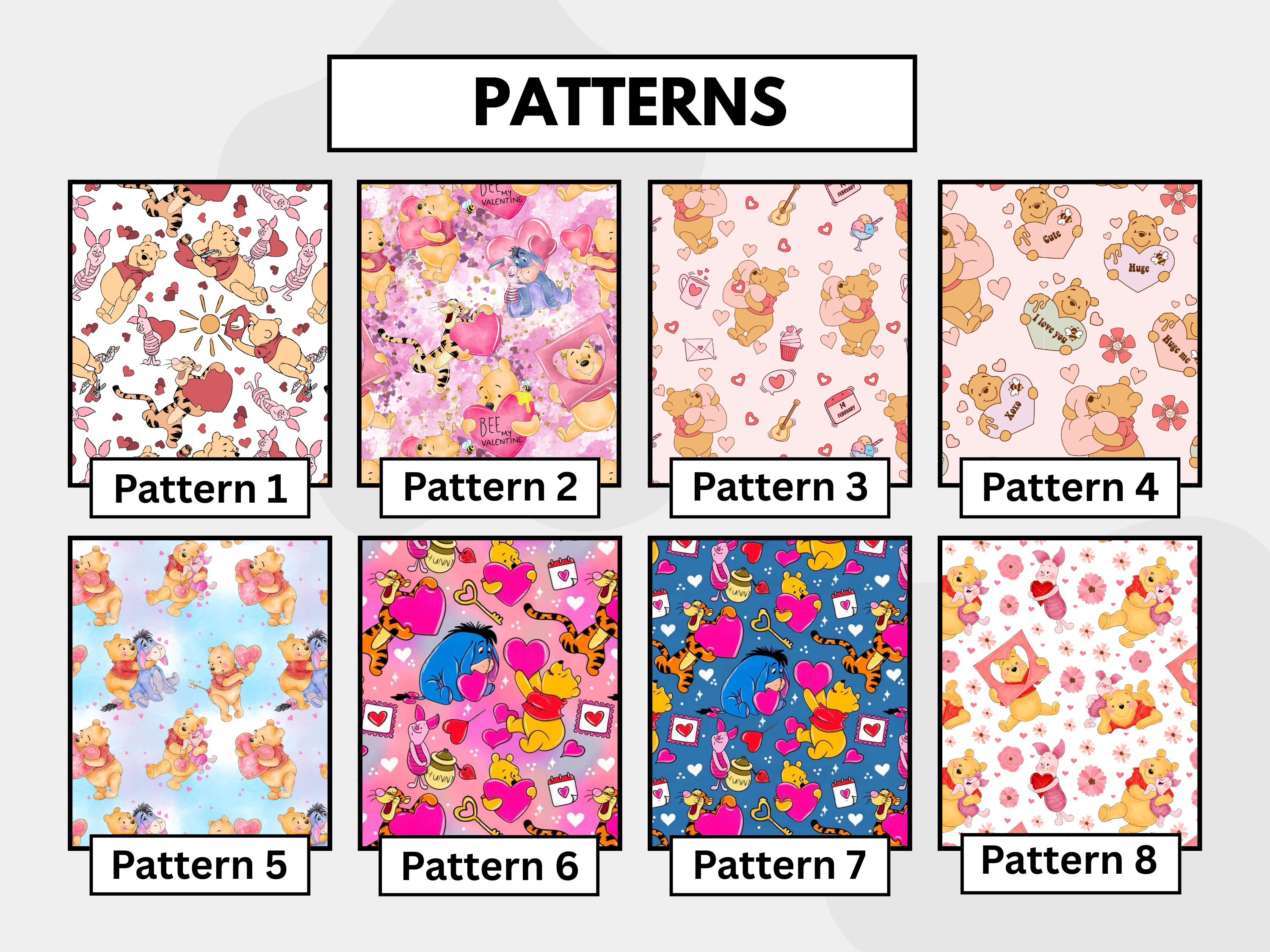 Valentine Pooh tubie tape | MULTIPLE DESIGNS |medical retention tape | ng, oxygen, stoma