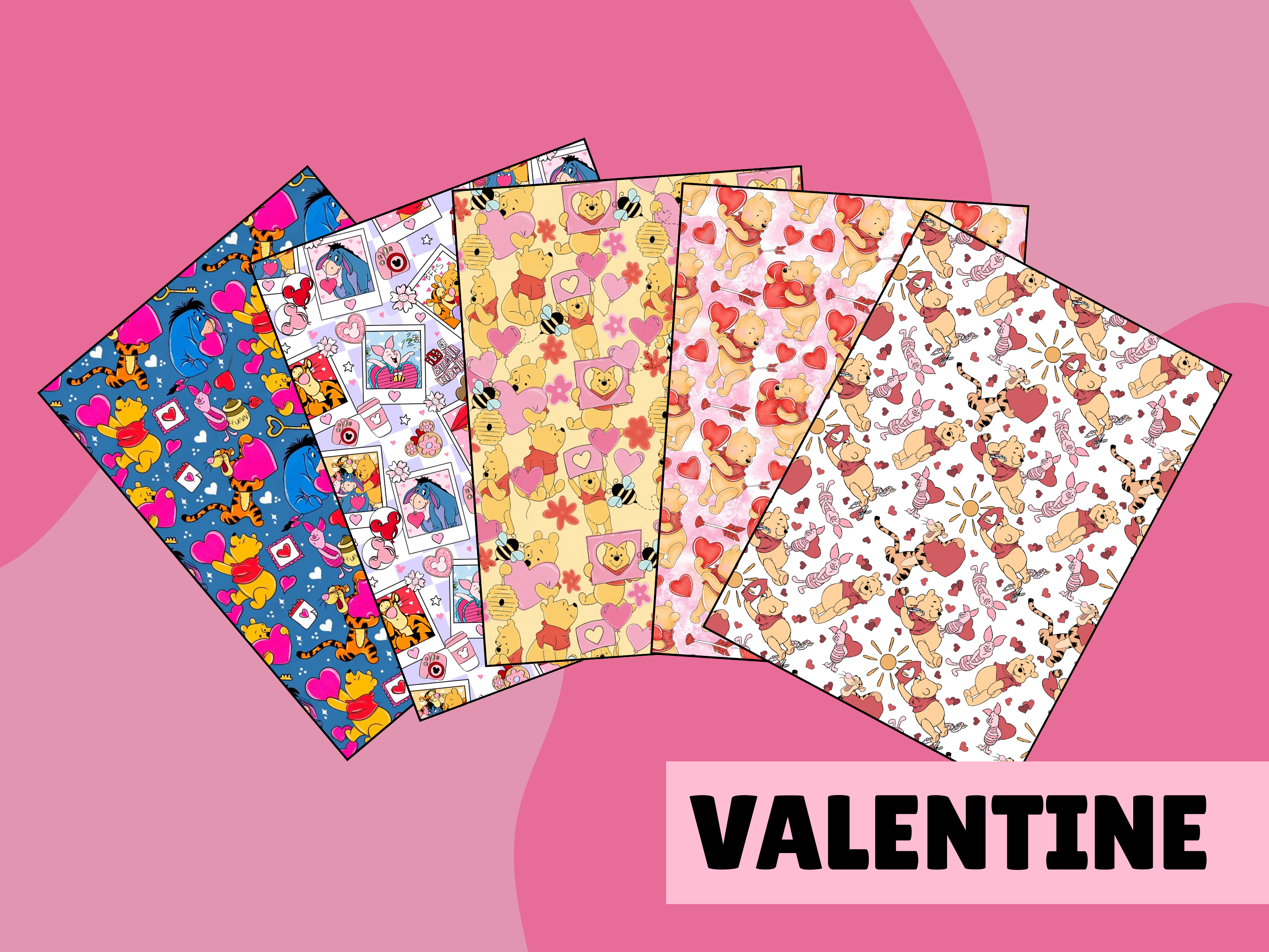 Valentine Pooh tubie tape | MULTIPLE DESIGNS |medical retention tape | ng, oxygen, stoma
