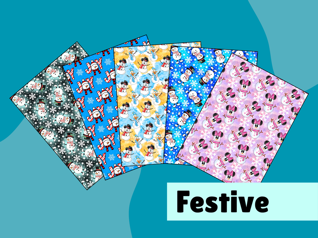 Winter snowman tubie tape
