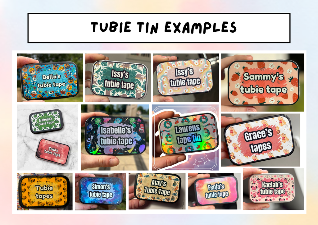 ADULT B*tch tubie tape tin - medical adhesive tape container perfect for travelling