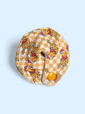 Xmas Winnie tummy pad - MULTIPLE PATTERNS - absorbent soft g tube cover - stoma, catheter, feeding tube