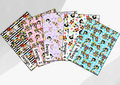 Floral puff girls tubie tape | medical retention tape | ng, oxygen, stoma