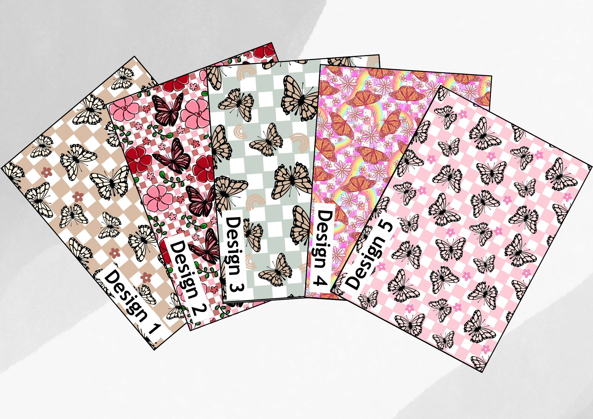 Checkered butterflies tubie tape | medical retention tape | ng, oxygen, stoma