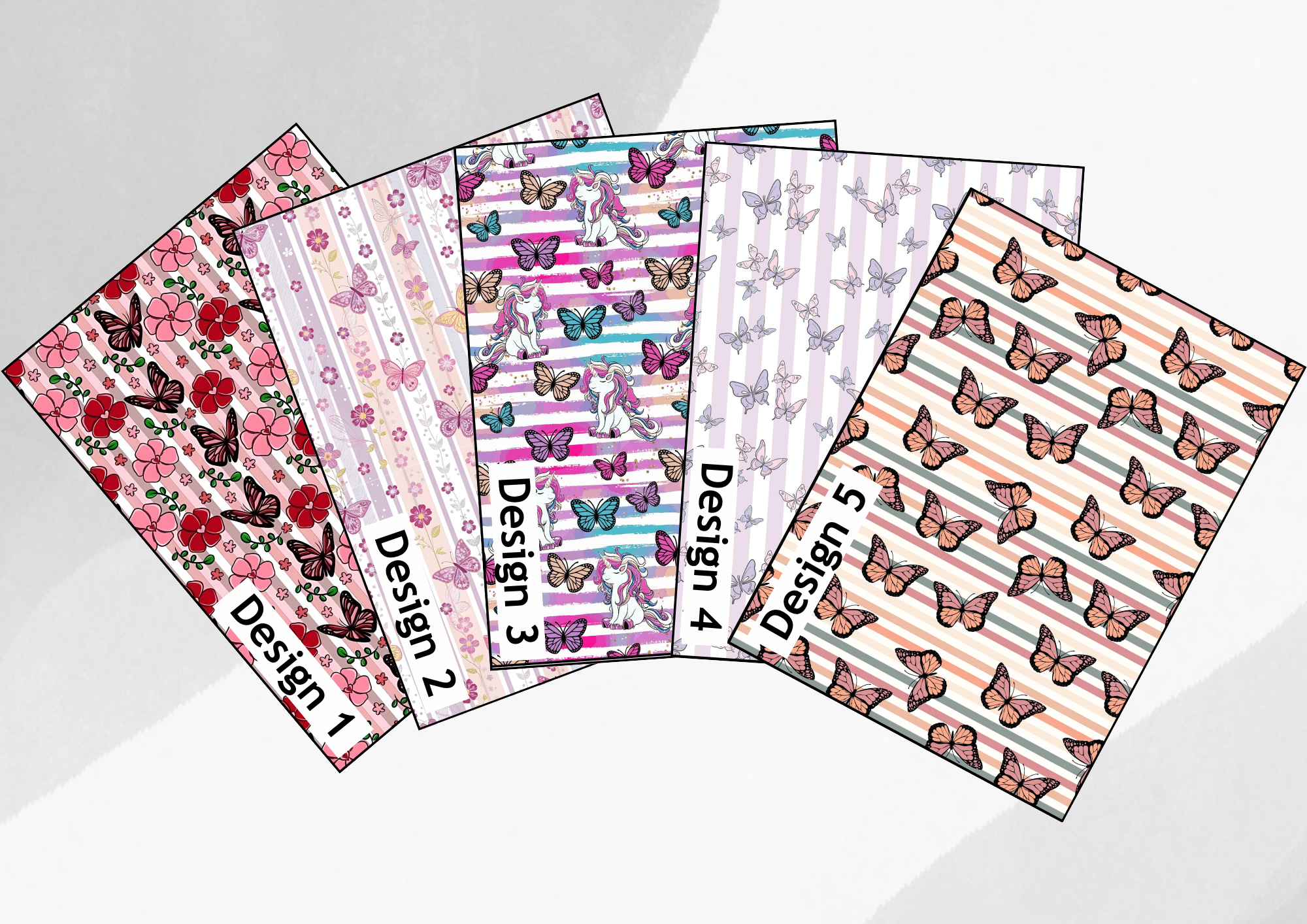 Striped butterflies tubie tape | medical retention tape | ng, oxygen, stoma
