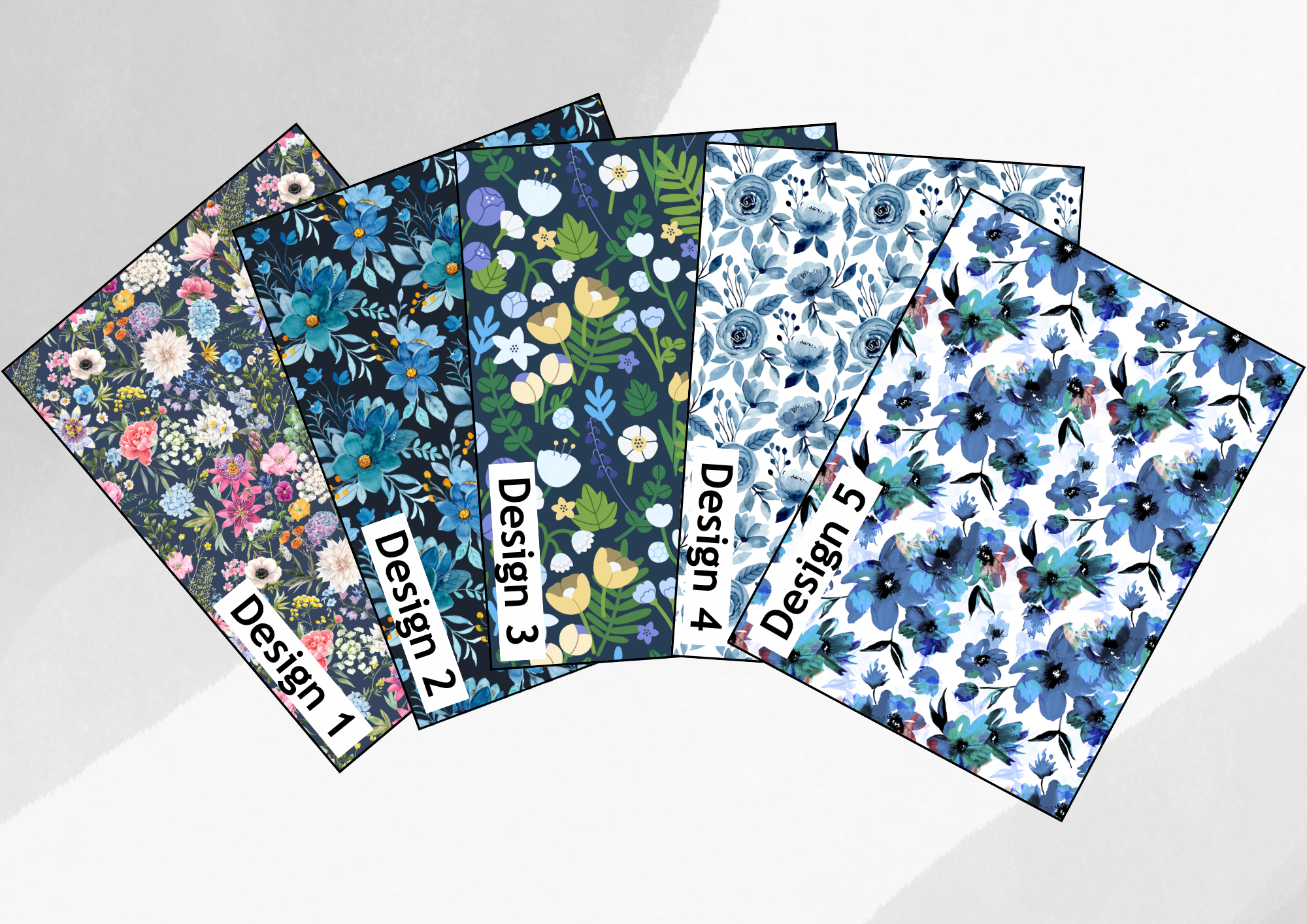 Navy floral tubie tape | medical retention tape | ng, oxygen, stoma