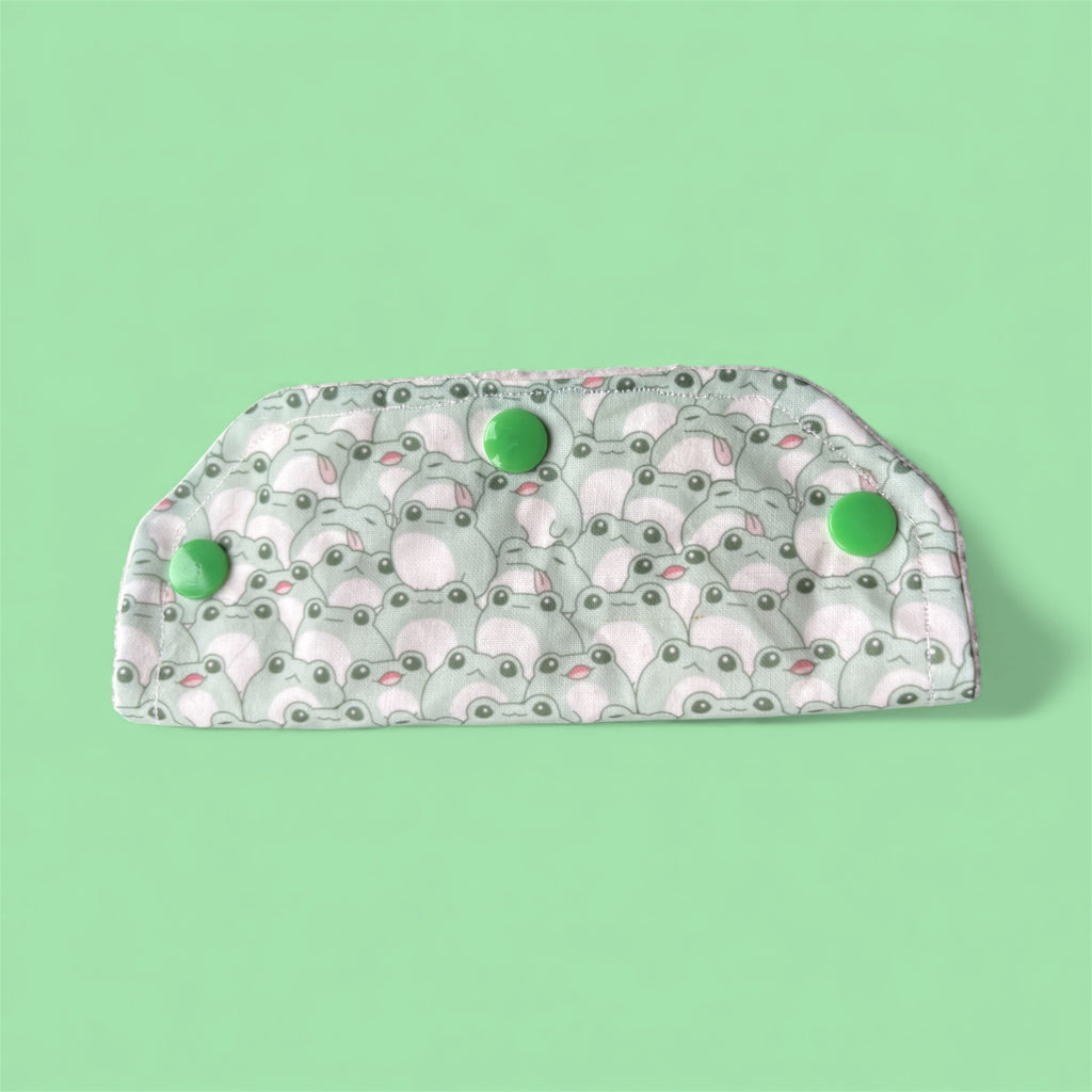 Frog friends port/valve cover - MULTIPLE PATTERNS - absorbent soft line cover