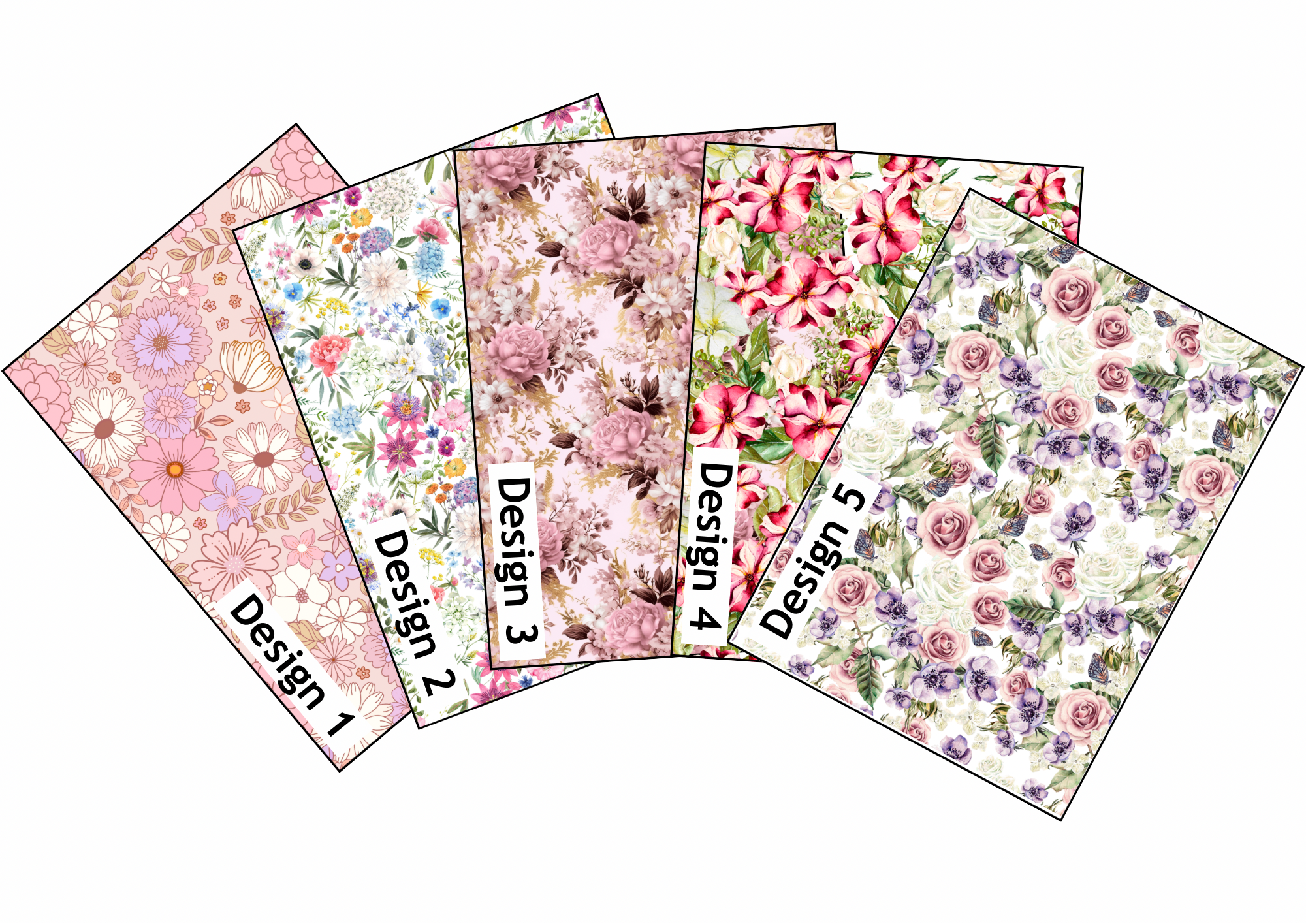 Light detailed florals tubie tape | medical retention tape | ng, oxygen, stoma