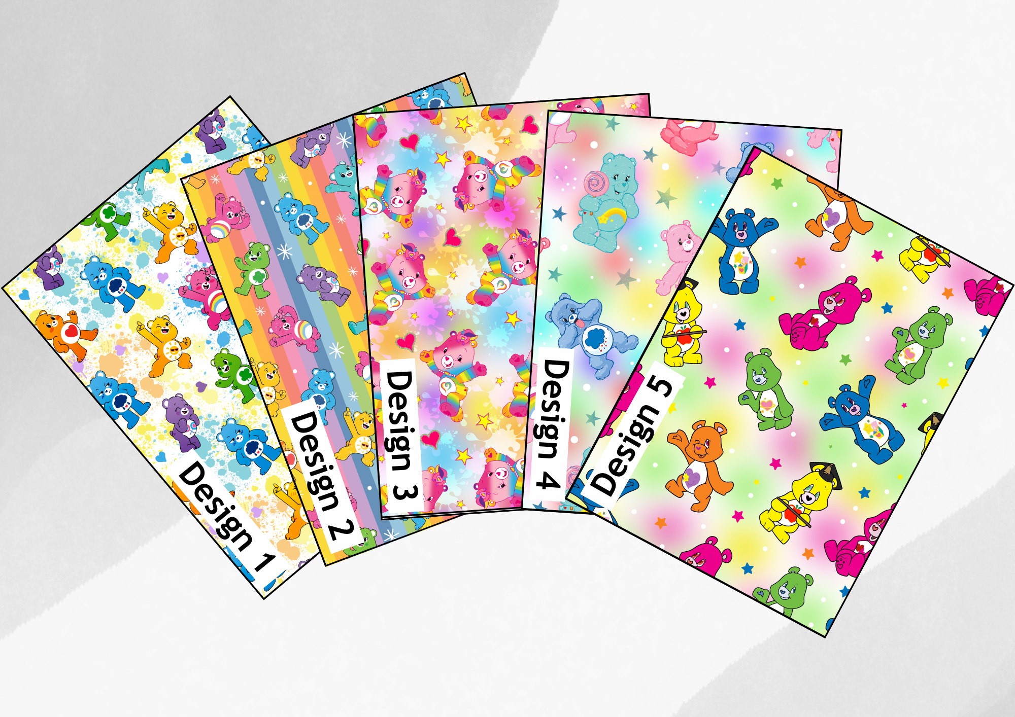 Colourful bears tubie tape | medical retention tape | ng, oxygen, stoma