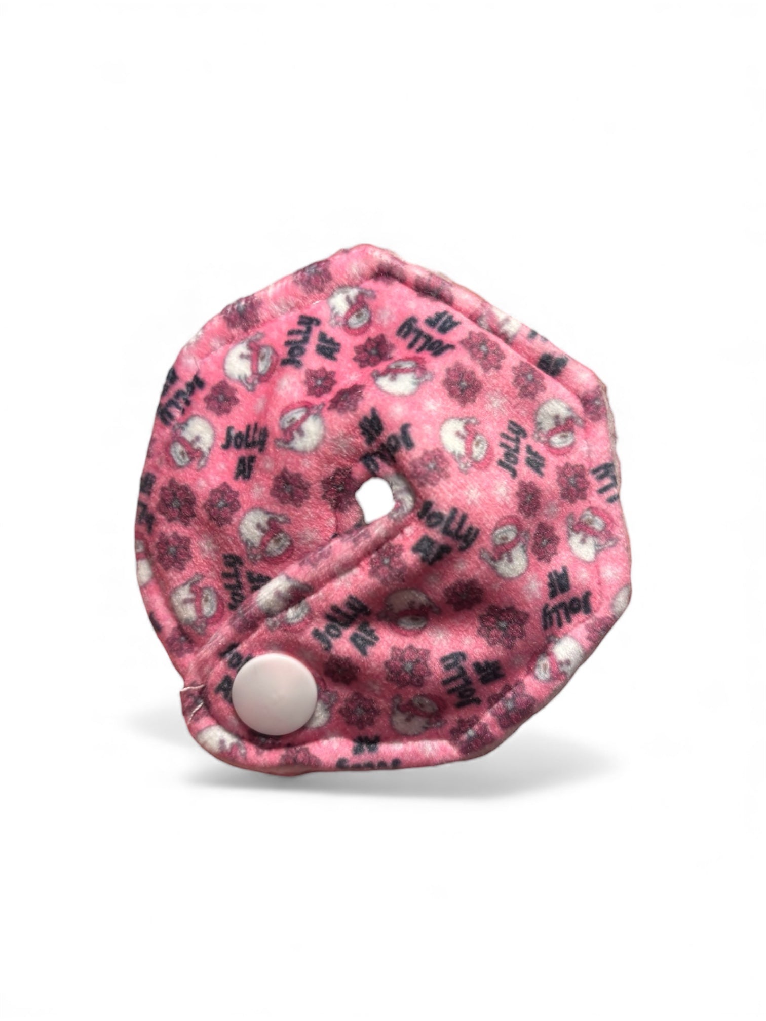 Sweary Christmas tummy pads - MULTIPLE PATTERNS - absorbent soft g tube cover - stoma, catheter, feeding tube